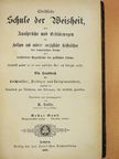 Christliche Schule der Weisheit I. (gótbetűs) [antikvár]
