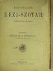 Magyar-latin kézi-szótár [antikvár]