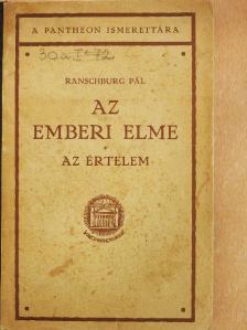 Ranschburg Pál - Az emberi elme I. (töredék) [antikvár]