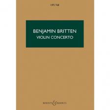 BRITTEN - VIOLIN CONCERTO OP.15 TASCHENPARTITUR