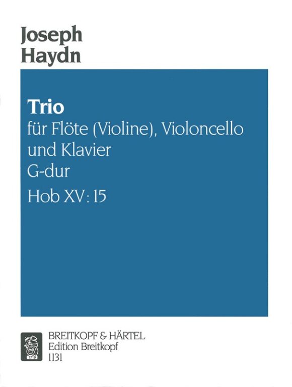 Haydn - KLAVIER TRIO NR.31 G DUR HOB. XV :15 KLAVIER, FLÖTE (VIOLINE) UND VIOLONCELLO ANTIKVÁR