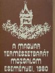 A Magyar Természetbarát Mozgalom eseményei 1980 [antikvár]