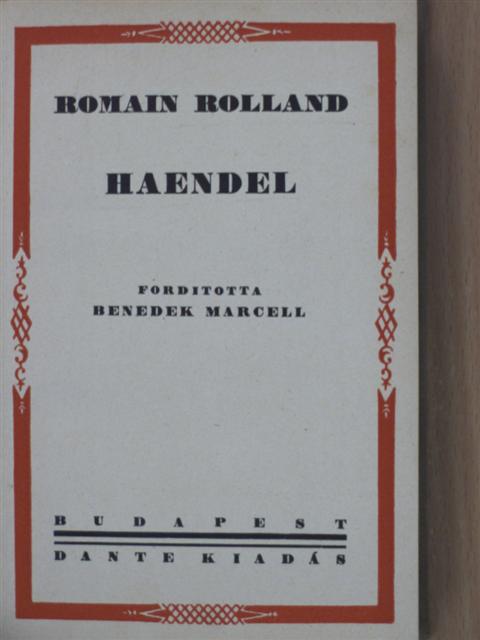 Romain Rolland - Haendel [antikvár]