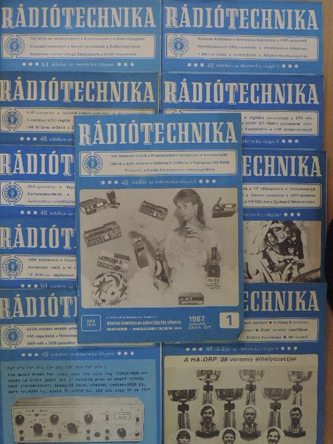 Ferenczi Ödön - Rádiótechnika 1987. (nem teljes évfolyam) [antikvár]