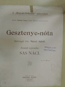 Mérei Adolf - Gesztenye-nóta [antikvár]