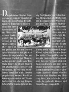 Fürsten- und Königshäuser in Europa [antikvár]