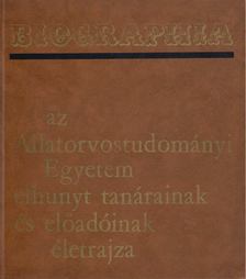 Dr. Kovács Gyula (szerk.), Dr. Fehér György (szerk.) - Biographia [antikvár]