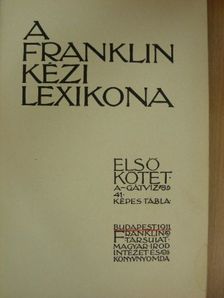 A Franklin kézi lexikona I. (töredék) [antikvár]