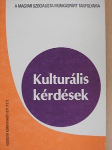 Füleki József - Kulturális kérdések [antikvár]