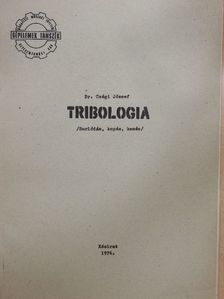 Dr. Czégi József - Tribologia [antikvár]