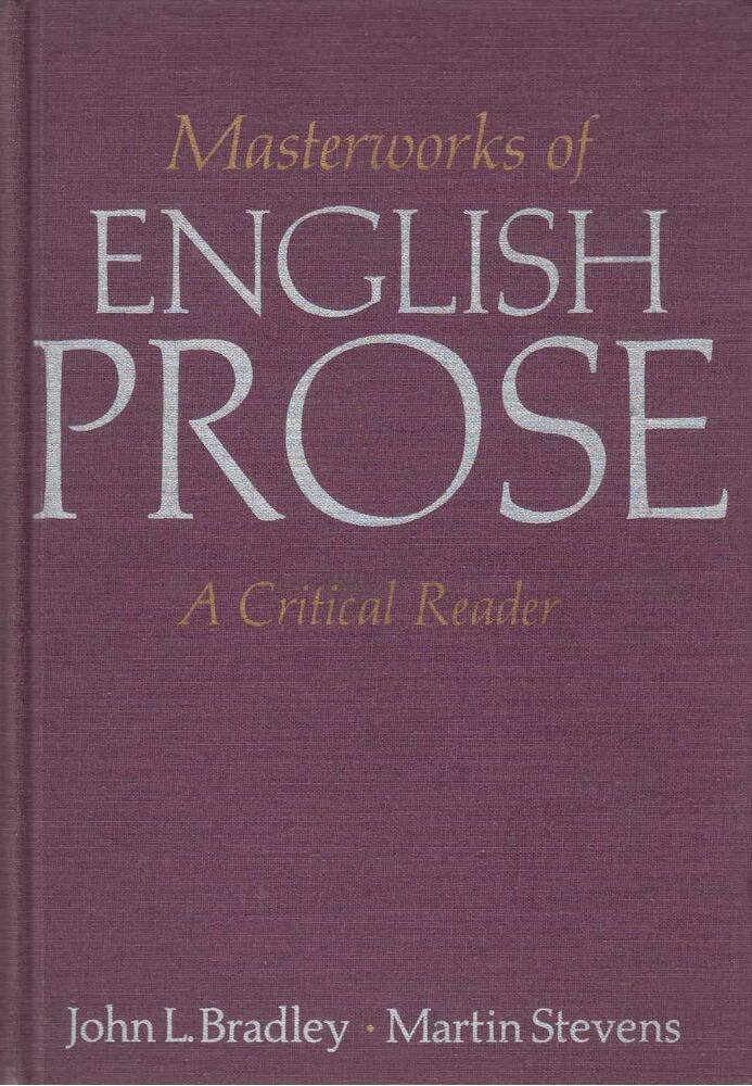 Masterworks of English Prose [antikvár]