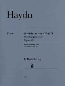 HAYDN J. - STREICHQUARTETTE HEFT IV, SONNENQUARTETTE OP.20 URTEXT, STIMMEN (FEDER & GERLACH)