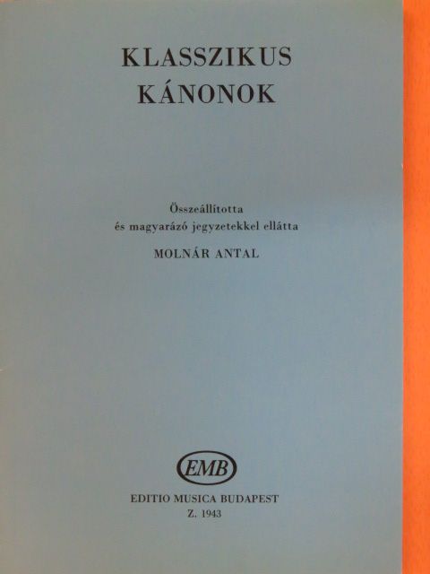 Klasszikus kánonok [antikvár]