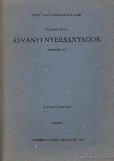 Grasselly Gyula - Ásványi nyersanyagok [antikvár]