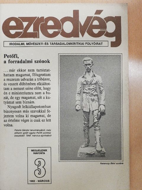 Ady Endre - Ezredvég 1992. március [antikvár]