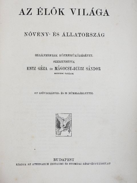 Klein Gyula - Az élők világa [antikvár]