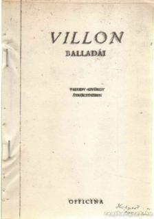 Villon balladái [antikvár]