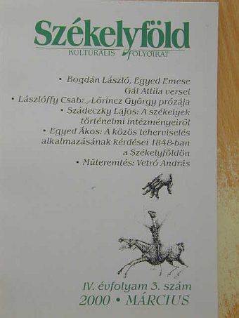 Beke György - Székelyföld 2000. március [antikvár]