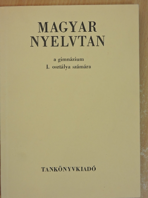 Szemere Gyula - Magyar nyelvtan [antikvár]