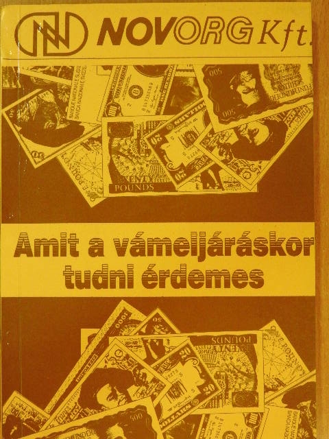 Fekete Antal - Amit a vámeljáráskor tudni érdemes [antikvár]