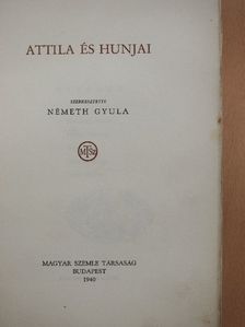 Eckhardt Sándor - Attila és hunjai [antikvár]