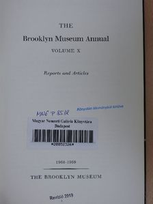 Bernard V. Bothmer - The Brooklyn Museum Annual 1968-1969 [antikvár]