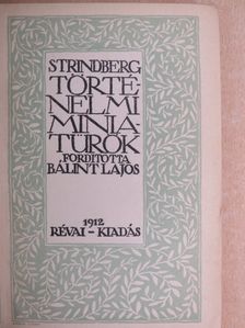 Strindberg - Történelmi miniatürök [antikvár]