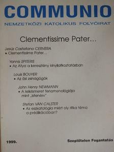 Jesús Castellano Cervera - Communio 1999. Szeplőtelen fogantatás [antikvár]