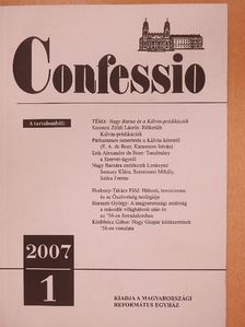 Éles Csaba - Confessio 2007/1. [antikvár]