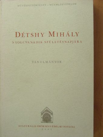 Arnóth Ádám - Détshy Mihály nyolcvanadik születésnapjára [antikvár]