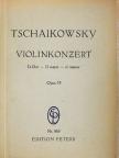 P. Tschaikowsky - Konzert für Violine und Orchester [antikvár]