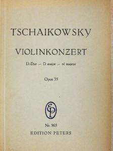 P. Tschaikowsky - Konzert für Violine und Orchester [antikvár]