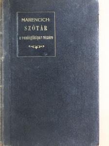 Szótár a vendéglősipar részére (rossz állapotú) [antikvár]