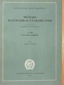 Frey Tamás - Műszaki matematikai gyakorlatok A. VIII. [antikvár]