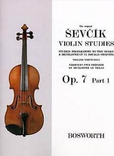 SEVCIK - PREPARATORY TRILL STUDIES FOR THE VIOLIN OP.7 IN TWO PARTS. PART I