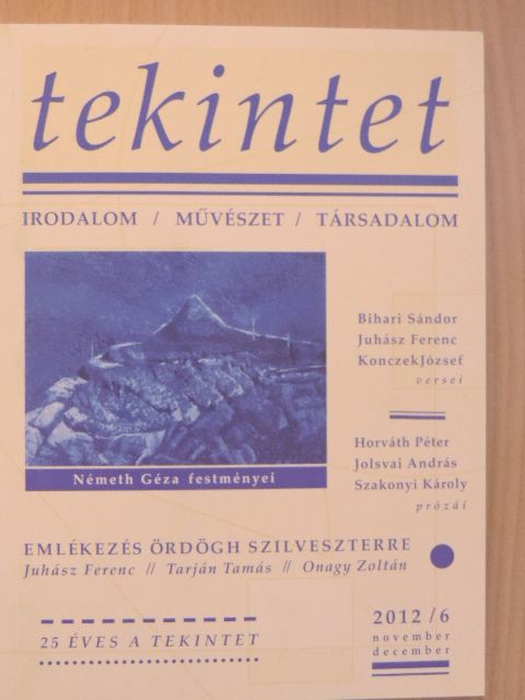 Agárdi Péter - Tekintet 2012. november-december [antikvár]