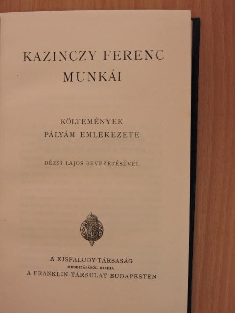Kazinczy Ferenc - Kazinczy Ferenc munkái [antikvár]