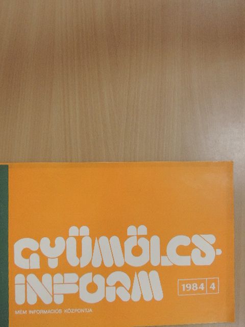 Gyümölcs-inform 1984/4. [antikvár]