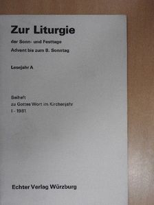 Zur Liturgie der Sonn- und Festtage [antikvár]