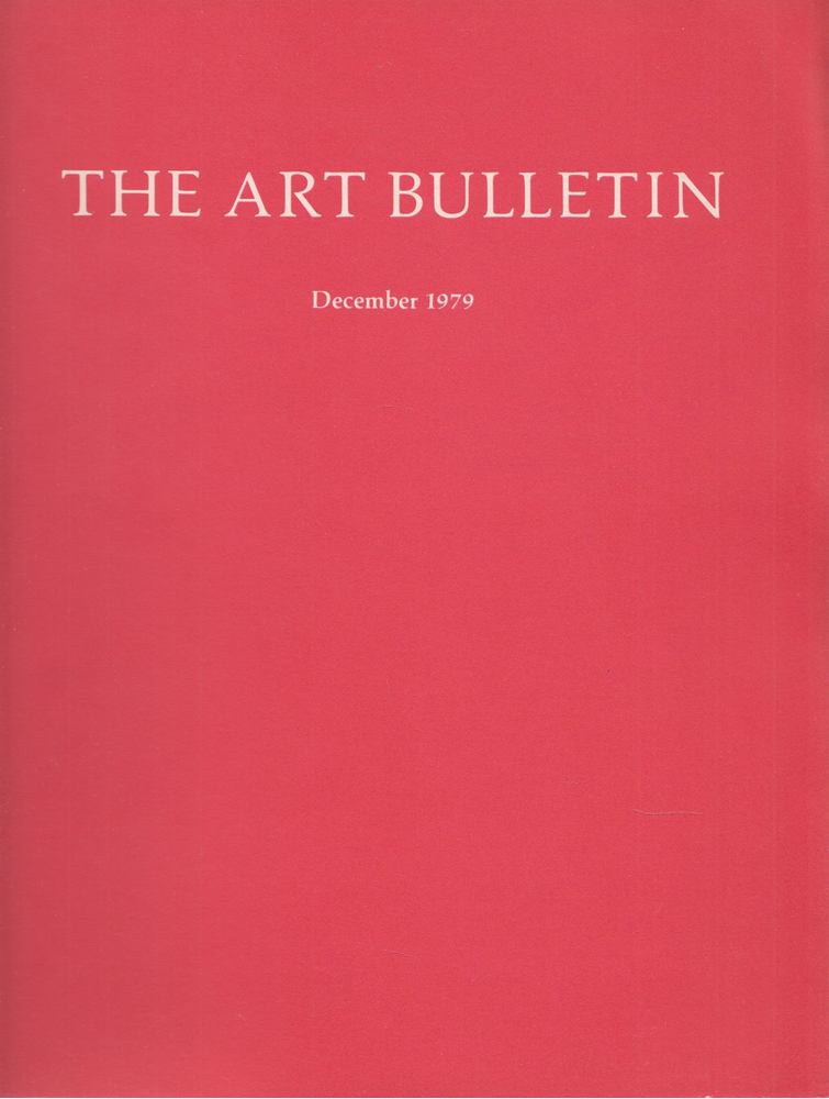 Kathleen Weil-Garris - The Art Bulletin 1979/December [antikvár]
