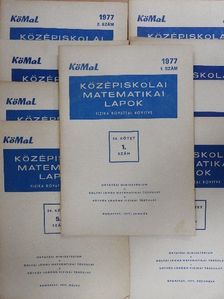 Barabás Béla - Középiskolai matematikai lapok 1977/1-10. [antikvár]