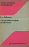 Pollmann, Leo - Literaturwissenschaft und Methode [antikvár]