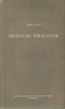 Irodalmi bírálatok [antikvár]