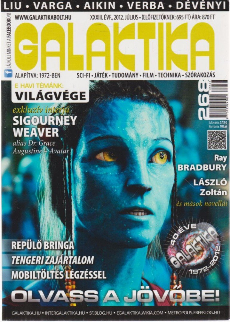 BURGER ISTVÁN - Galaktika 268. XXXIII. évf. 2012. július [antikvár]