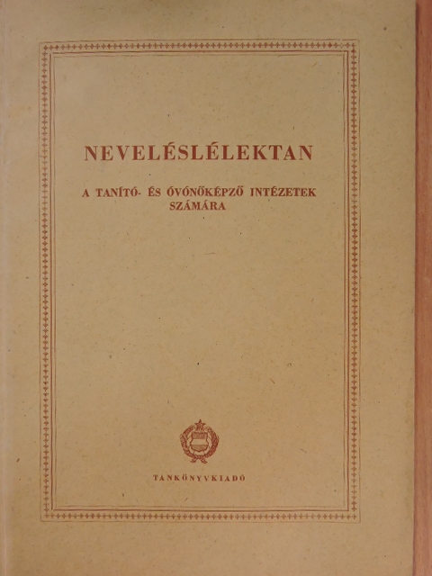 Dr. Baranyai Erzsébet - Neveléslélektan [antikvár]