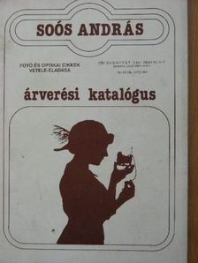Soós András - Soós András árverési katalógus [antikvár]