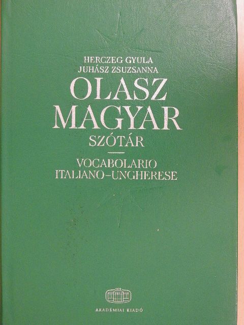 Herczeg Gyula - Olasz-magyar szótár [antikvár]