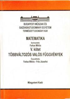 Farkas Miklós - Matematika V. kötet - Többváltozós valós függvények [antikvár]