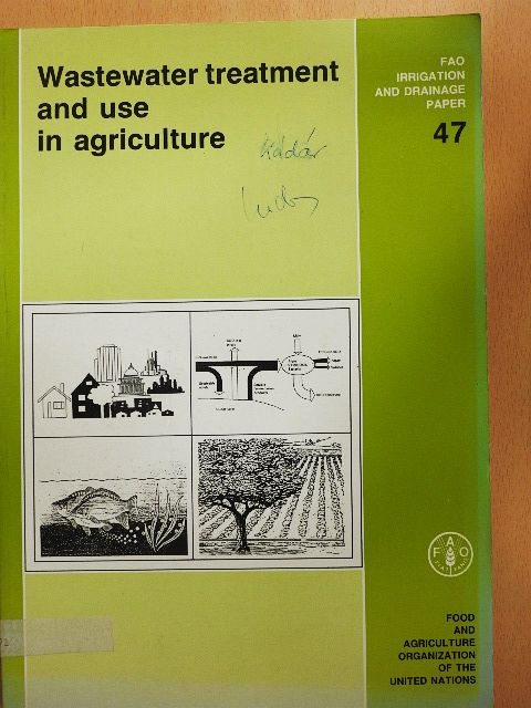 M. B. Pescod - Wastewater treatment and use in agriculture [antikvár]