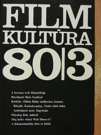 Bányai Gábor - Filmkultúra 1980. május-június [antikvár]